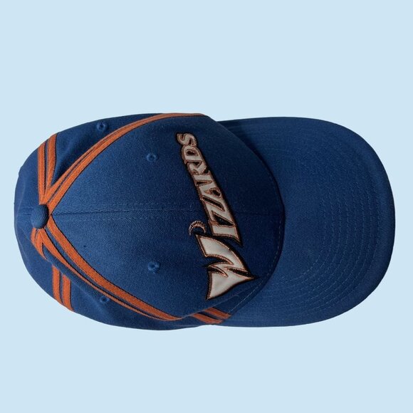 Washington Wizards‎ Hat Cap Fitted Mens L Blue Orange NBA Basketball Adjustable - Picture 6 of 10